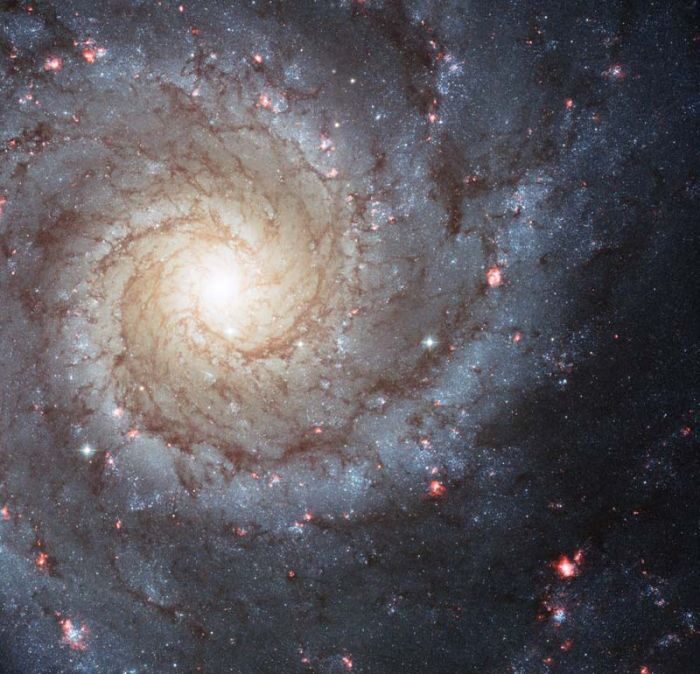 Click to enlarge Hubble image of NGC 628