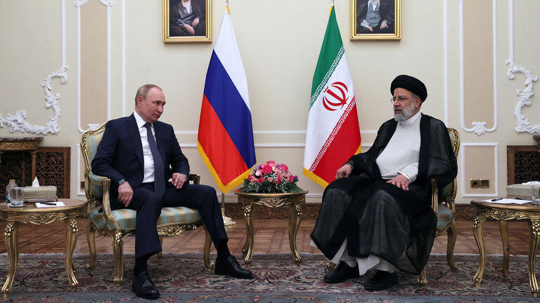 Click to enlarge Vladimir Putinand Ebrahim Raisi
