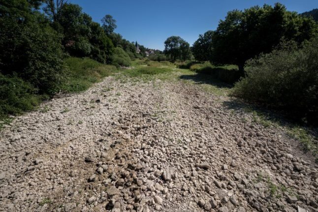 Click to enlarge Doubs river France Drought 2022