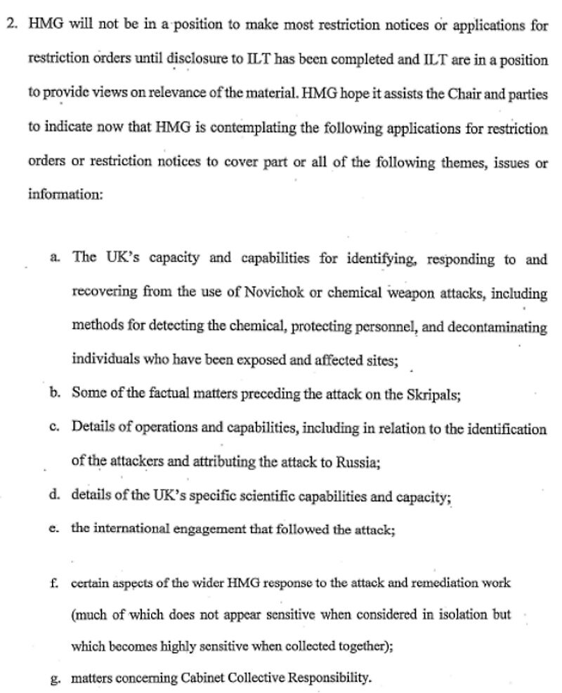 Click to enlarge public inquiry skripal novichok records