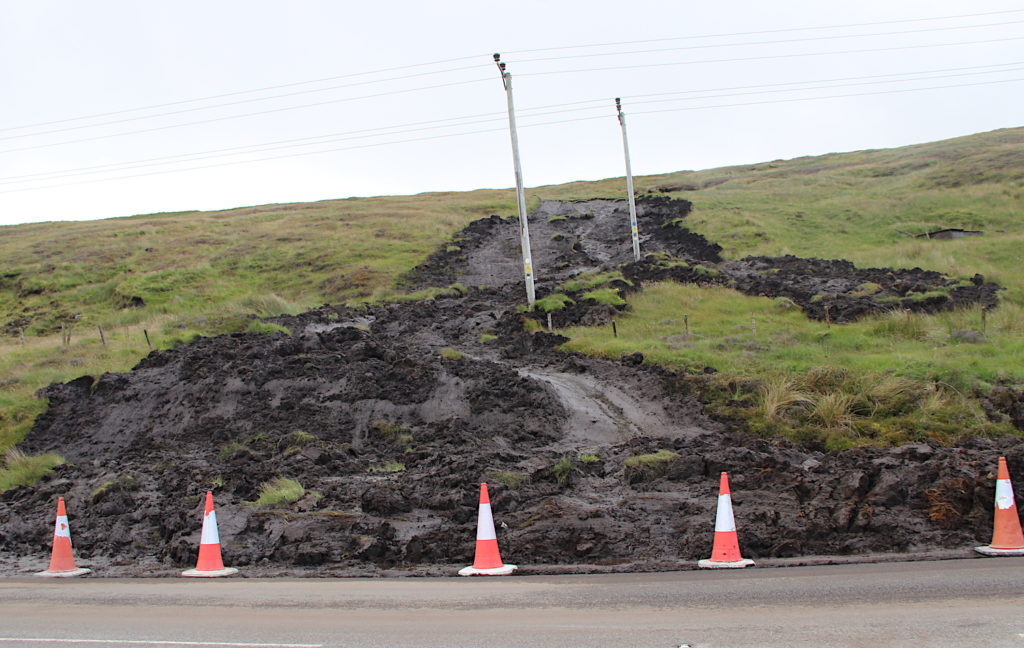 landslide peat