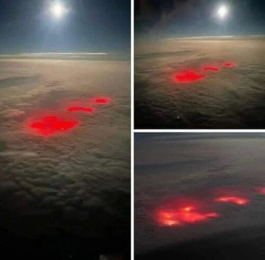 Mysterious red glow