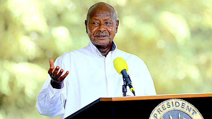 Click to enlarge Museveni