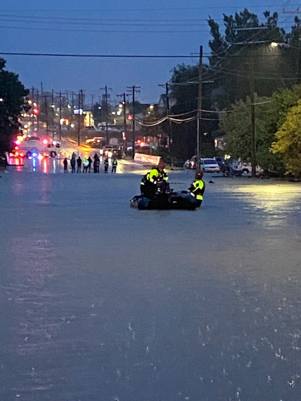 Click to enlarge Flood rescue in St Louis, Missouri, USA, July 2022.