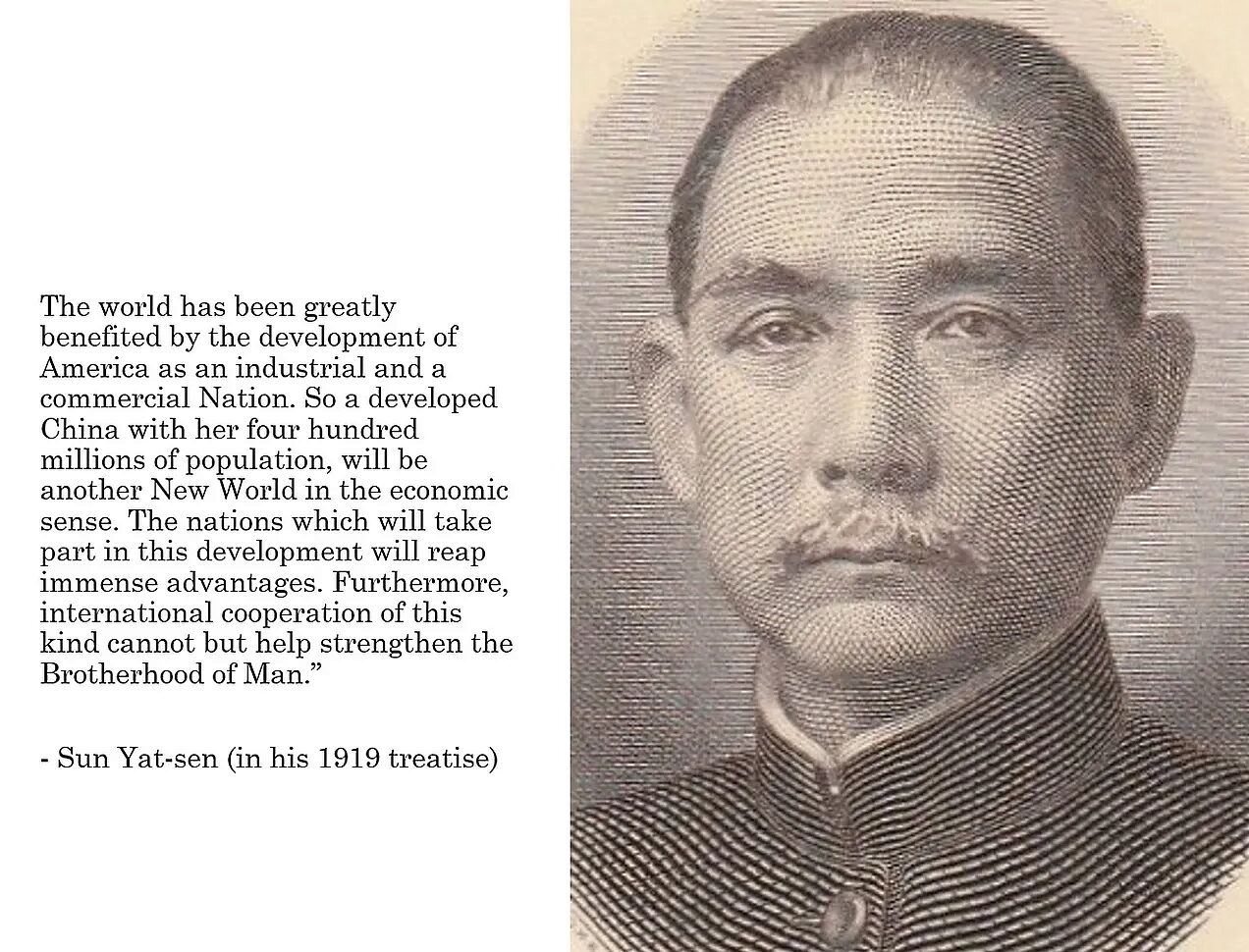 Click to enlarge sun yat sen quote praise america system