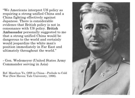 general wedemeyer wwII asia quote