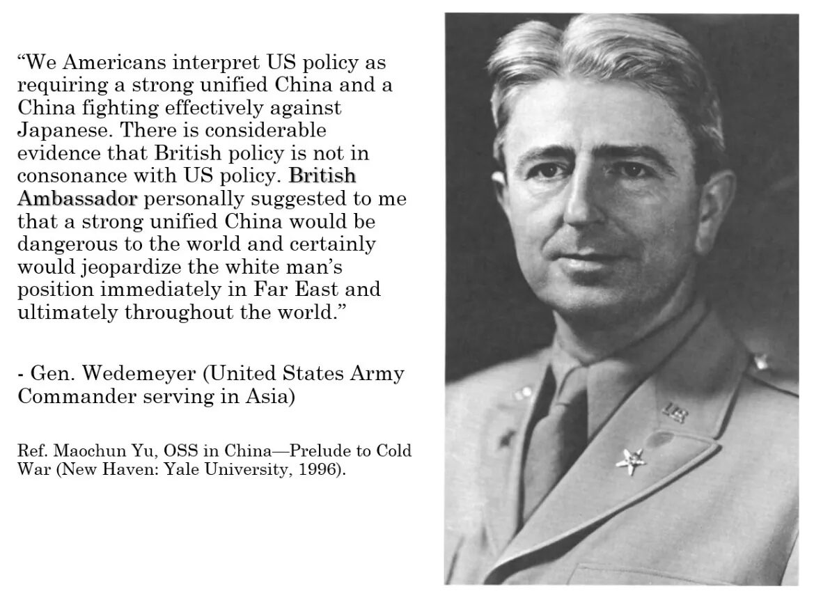Click to enlarge general wedemeyer wwII asia quote