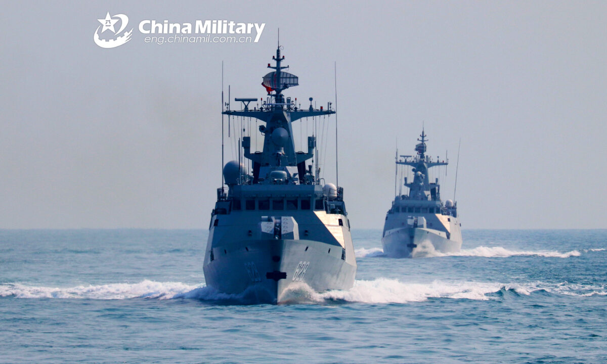 China Military war ship