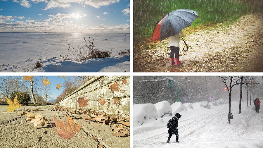 seasons weather climate change