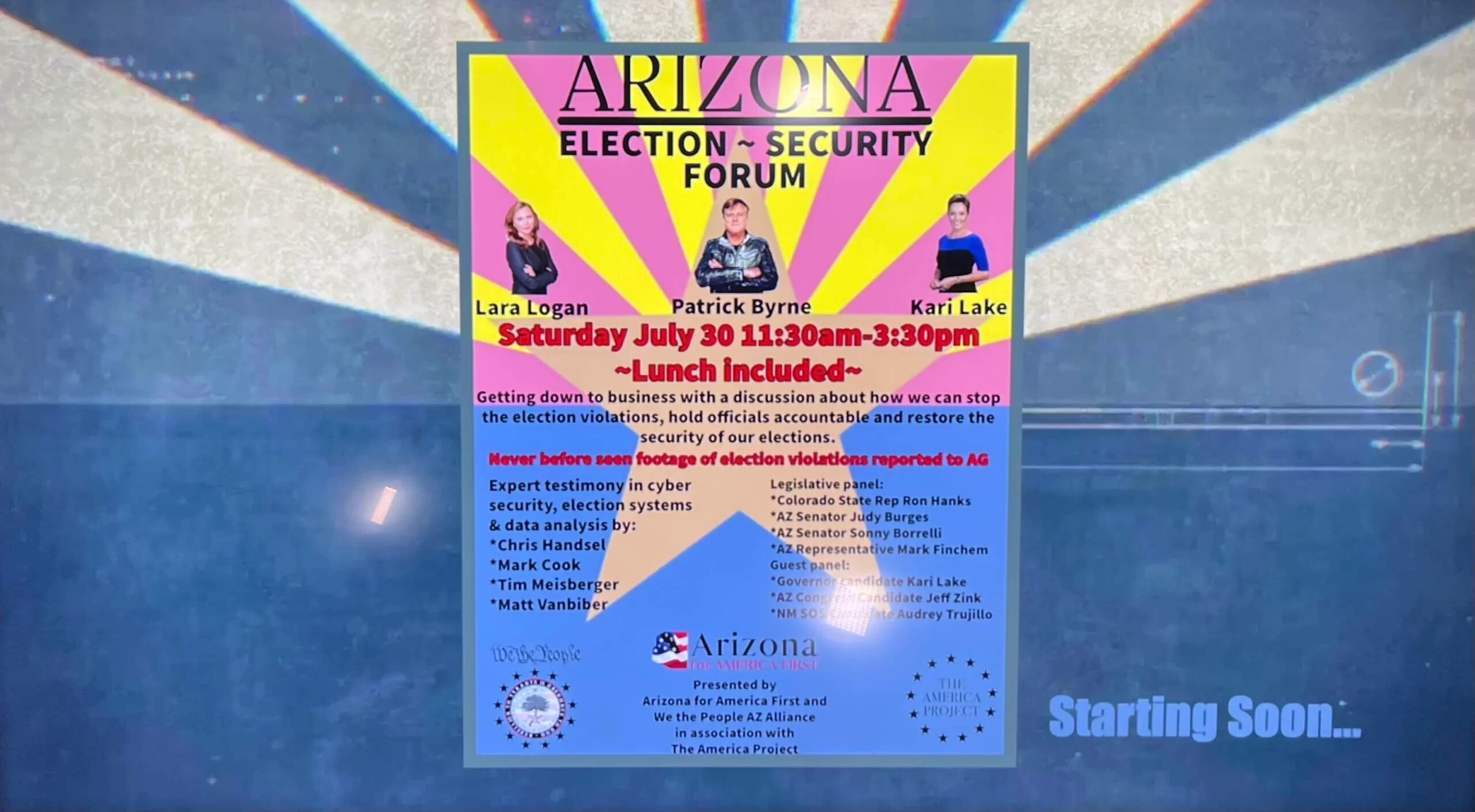 Click to enlarge arizona election security forum