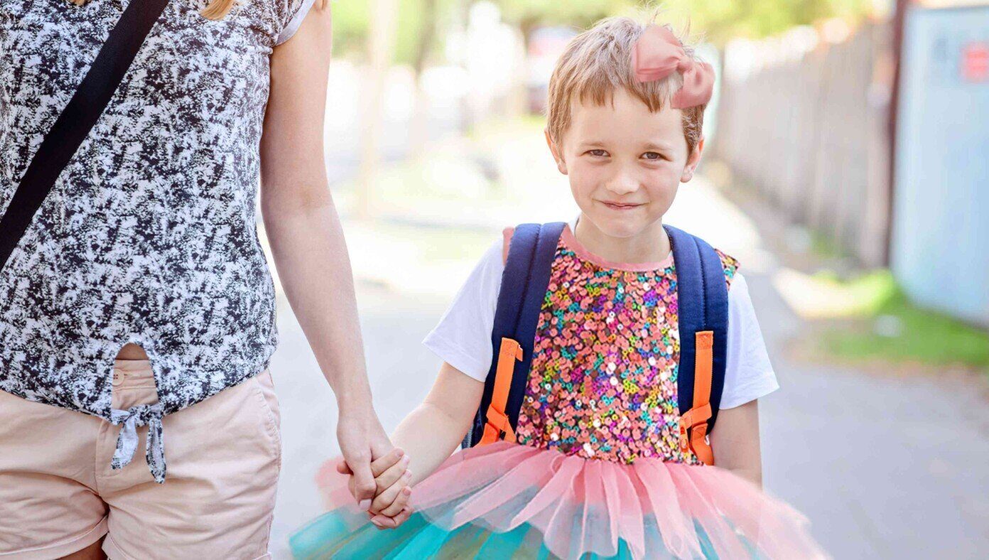 Clever parents dress son up as a girl on first day of school so teachers will show him how to be a boy