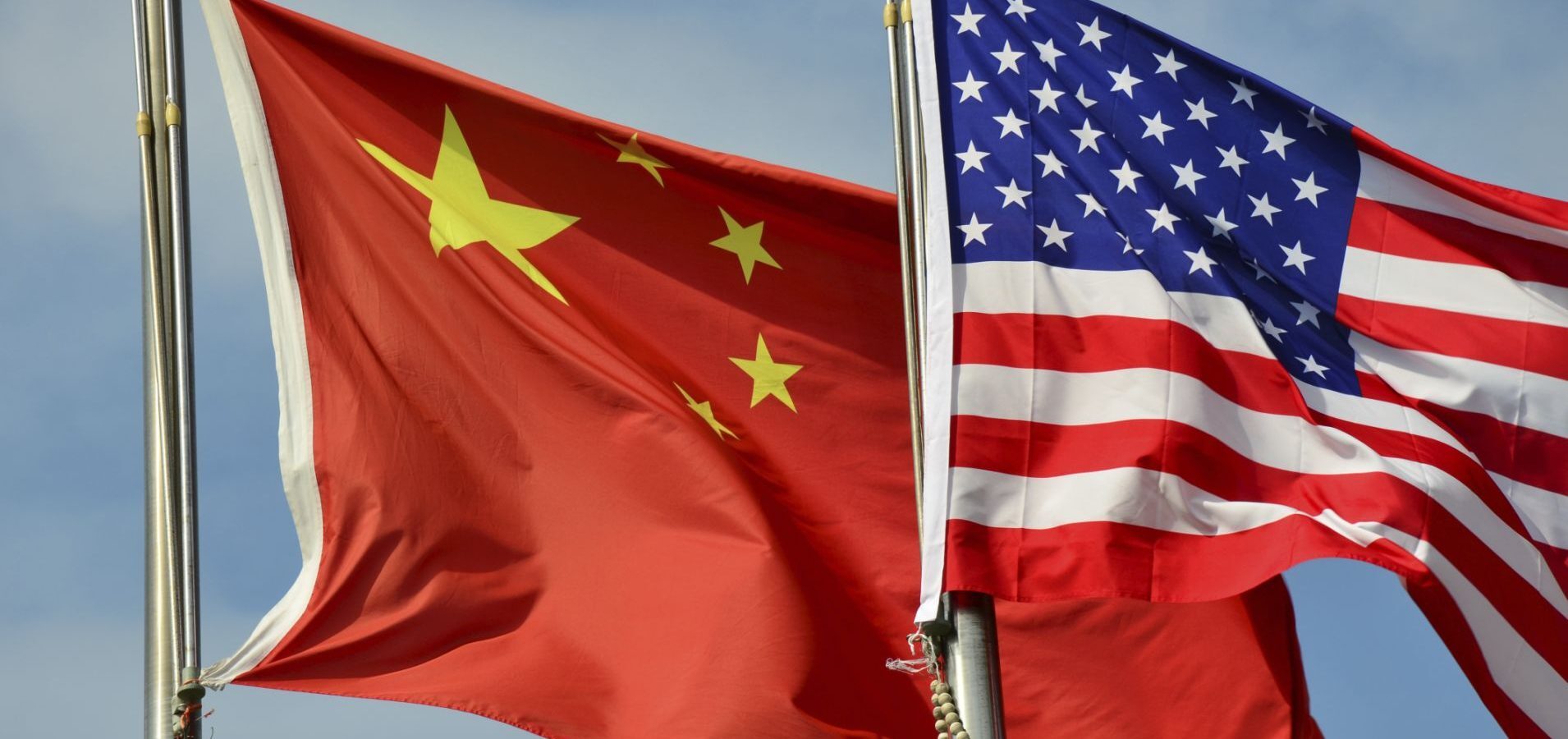 Click to enlarge China & USA Flags