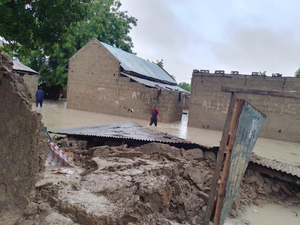 Flood damage in Jigawa State, Nigeria