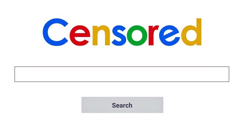 censored google