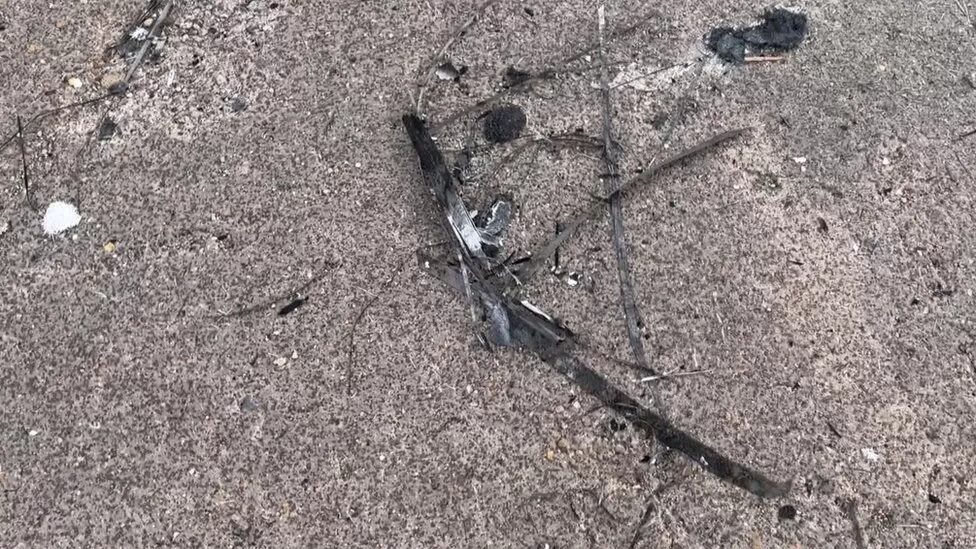 Click to enlarge wind turbine fire england