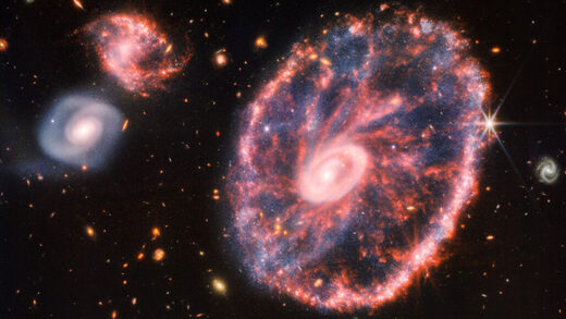 cartwheel galaxy james webb telescope JWST