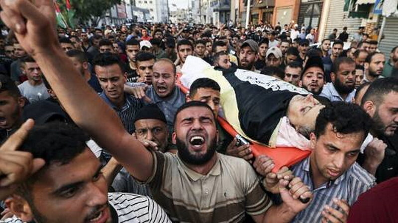 funeral  Islamic Jihad commander Tayseer al-Jabari assassination Israel
