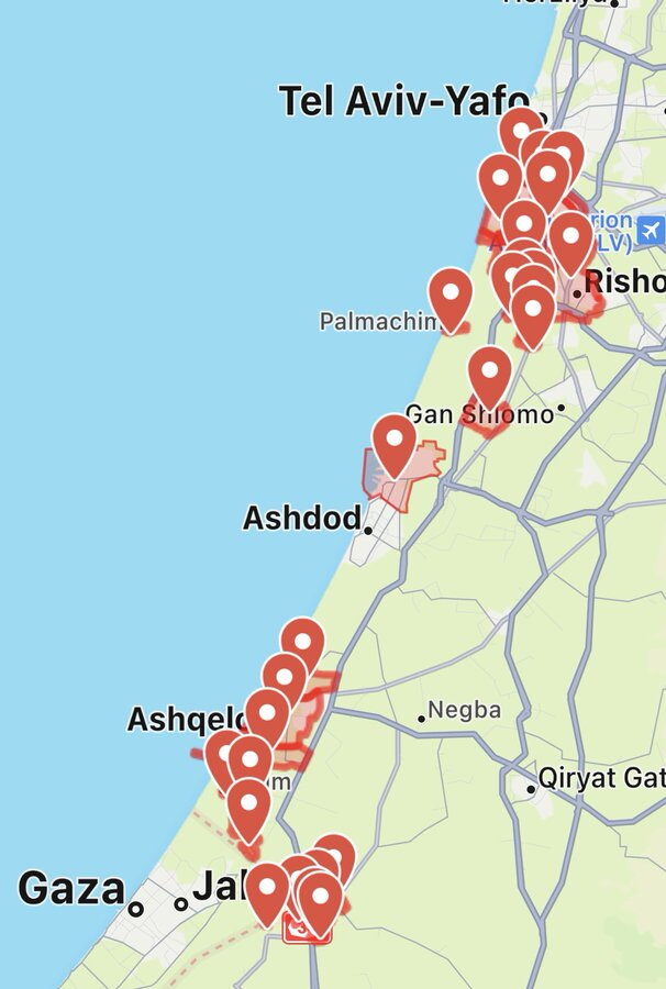 Click to enlarge rockets palestinian islamic jihad