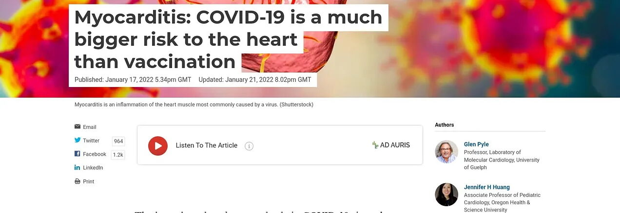 Click to enlarge headline mayocarditis covid vaccination