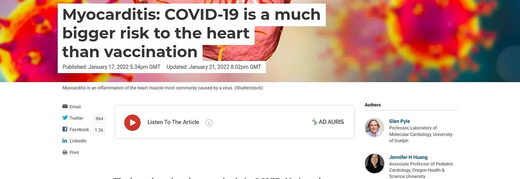 headline mayocarditis covid vaccination