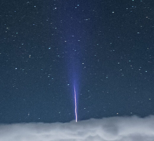 Click to enlarge blue jet