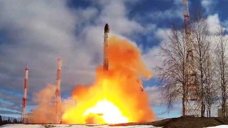 RS-28 Sarmat intercontinental ballistic missile