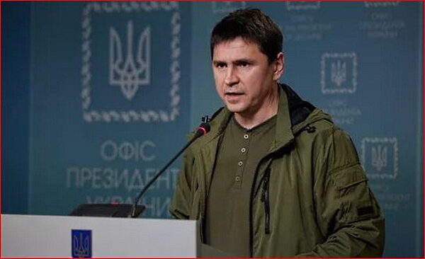 Click to enlarge Mikhail Podolyak advisor head of Volodymyr Zelensky