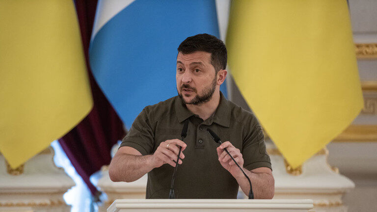 zelensky in kiev