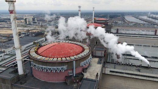 Zaporizhzhia nuclear power plant in Energodar, Ukraine.