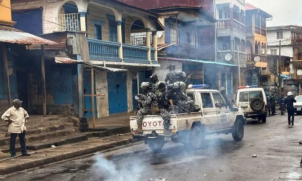 riot police sierra lione