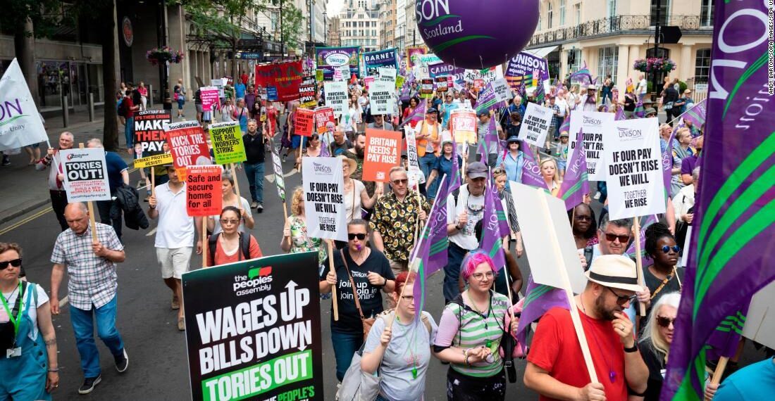 unemployment britain wages drop  inflation
