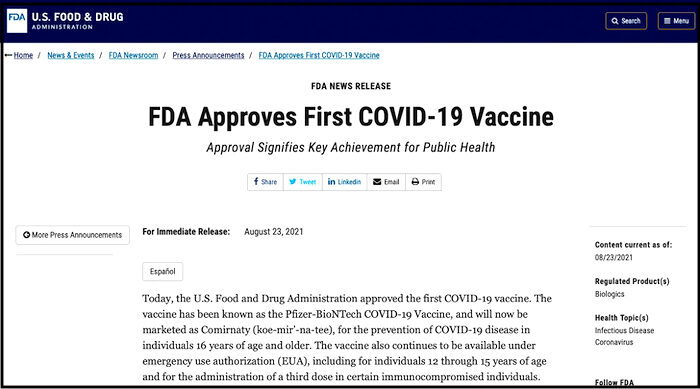 FDA approval