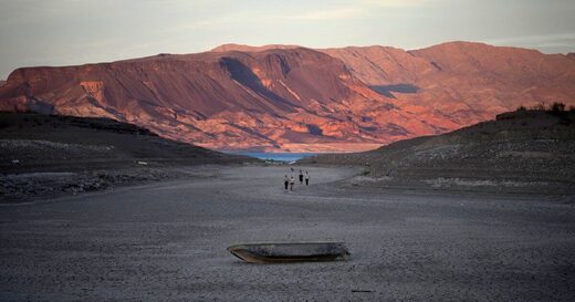 water levels lake mead drought