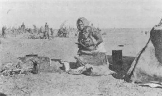 British concentration camp in the Boer War