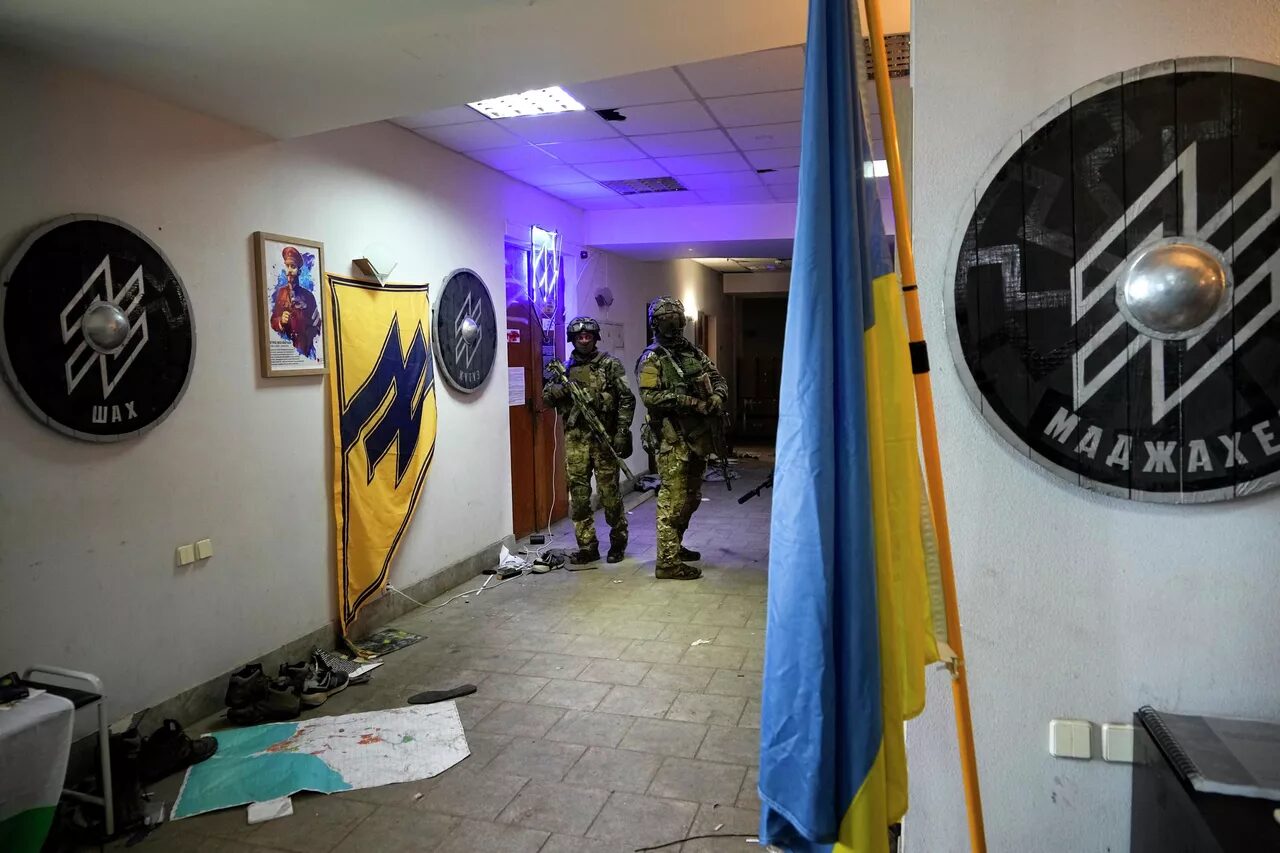 azov headquarters ukraine yuriivka mariupol
