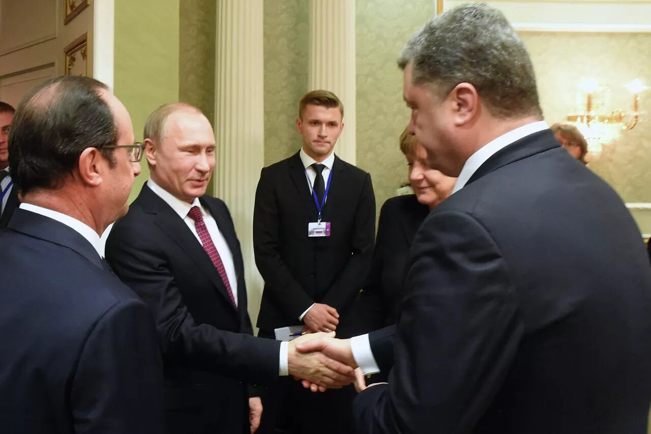 putin porochenko normandy talks ukraine
