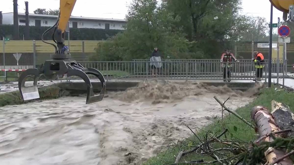 Flooding in Wolfurt