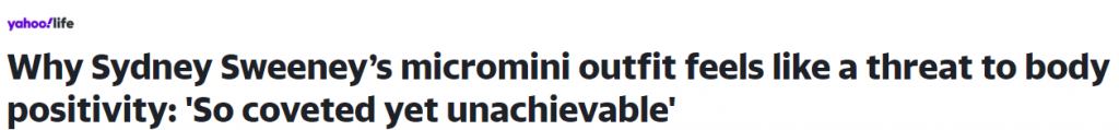 Click to enlarge sydney sweeney headline