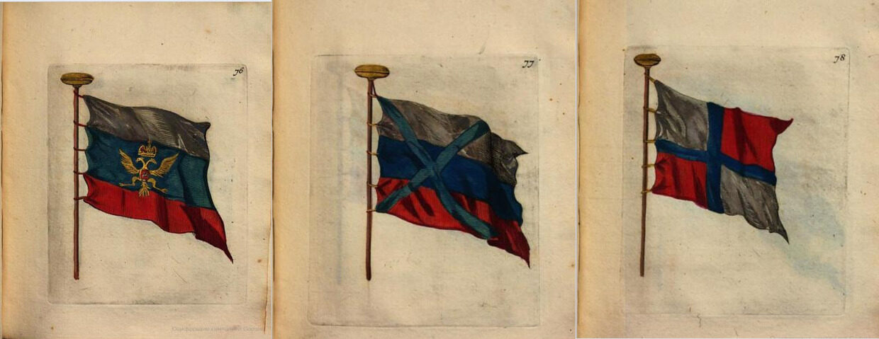 Click to enlarge russia navy flags