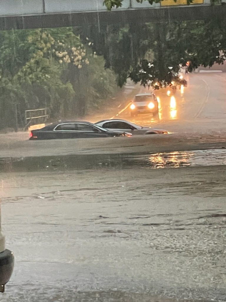Flash floods in Dallas, 21 to 22 August 2022.