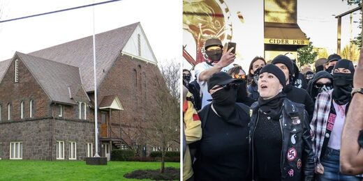 antifa portland church closed rioting crimie
