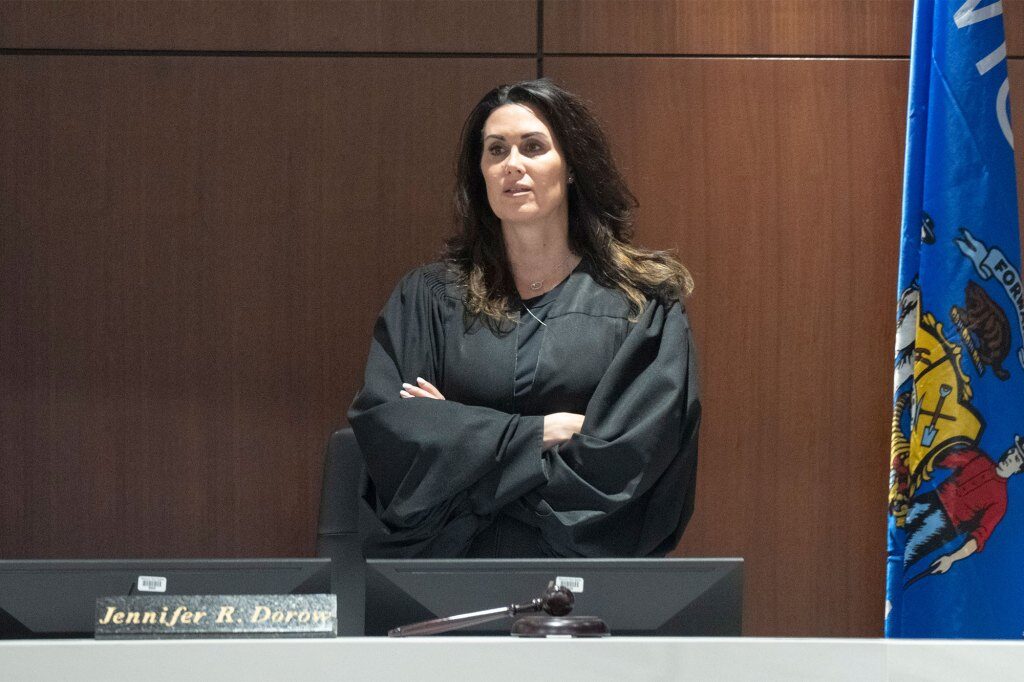 Click to enlarge Judge Jennifer R. Dorow Darrell Brooks Jr Waukesha County Court