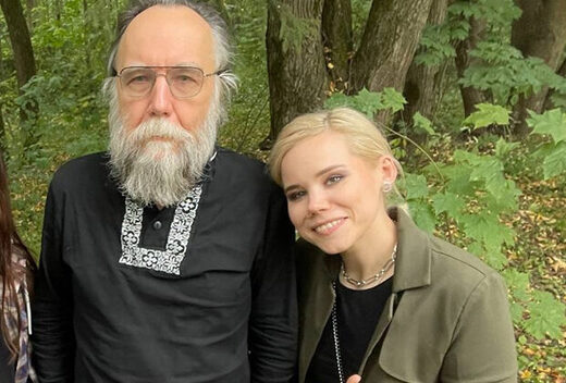 Aleksandr Dugin and his daughter Darya Dugina
