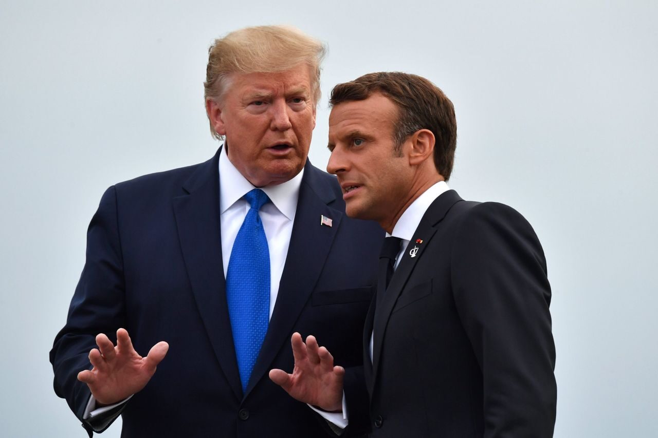 macron trump