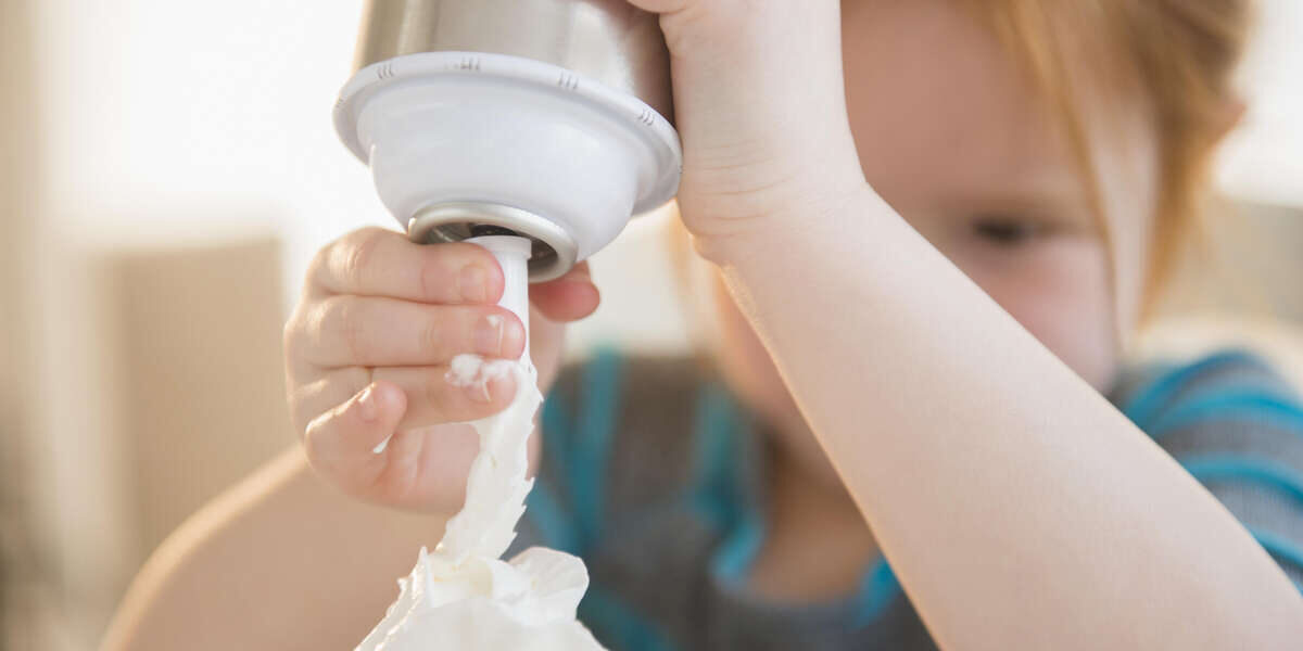 canned whipped cream