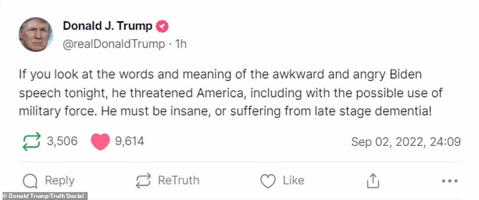 trump biden vendetta speech