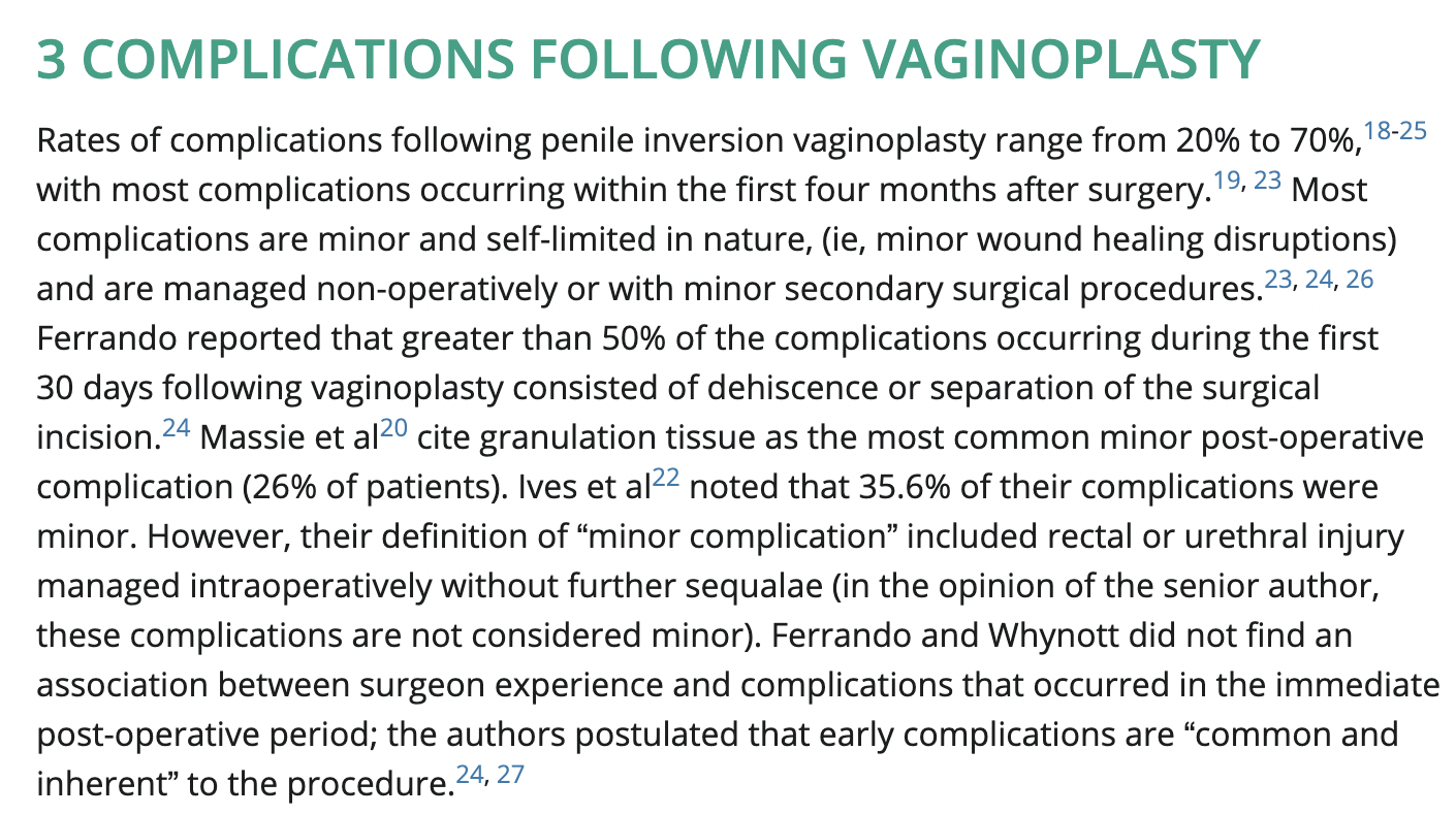 vaginoplasty complications