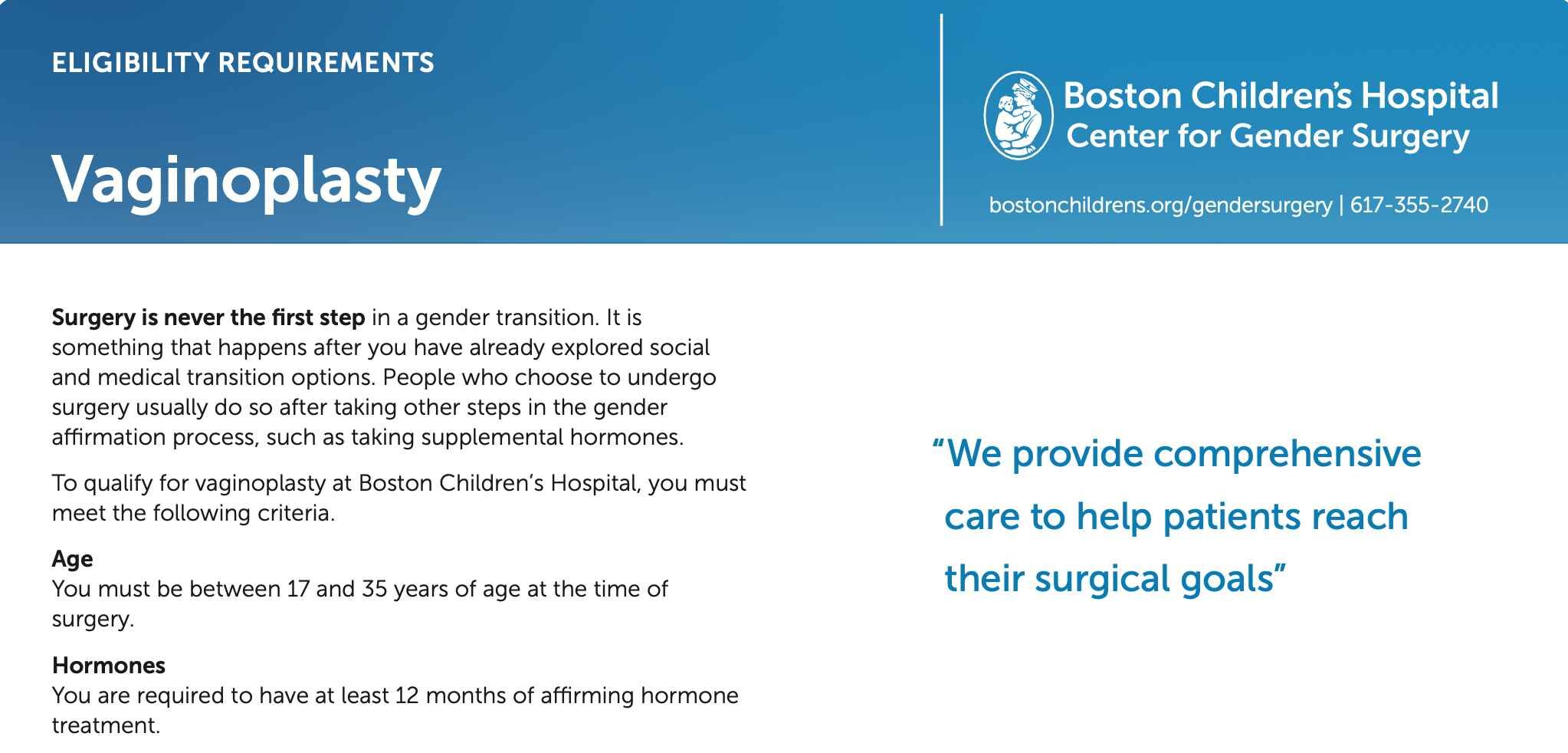 vaginoplasy BCH