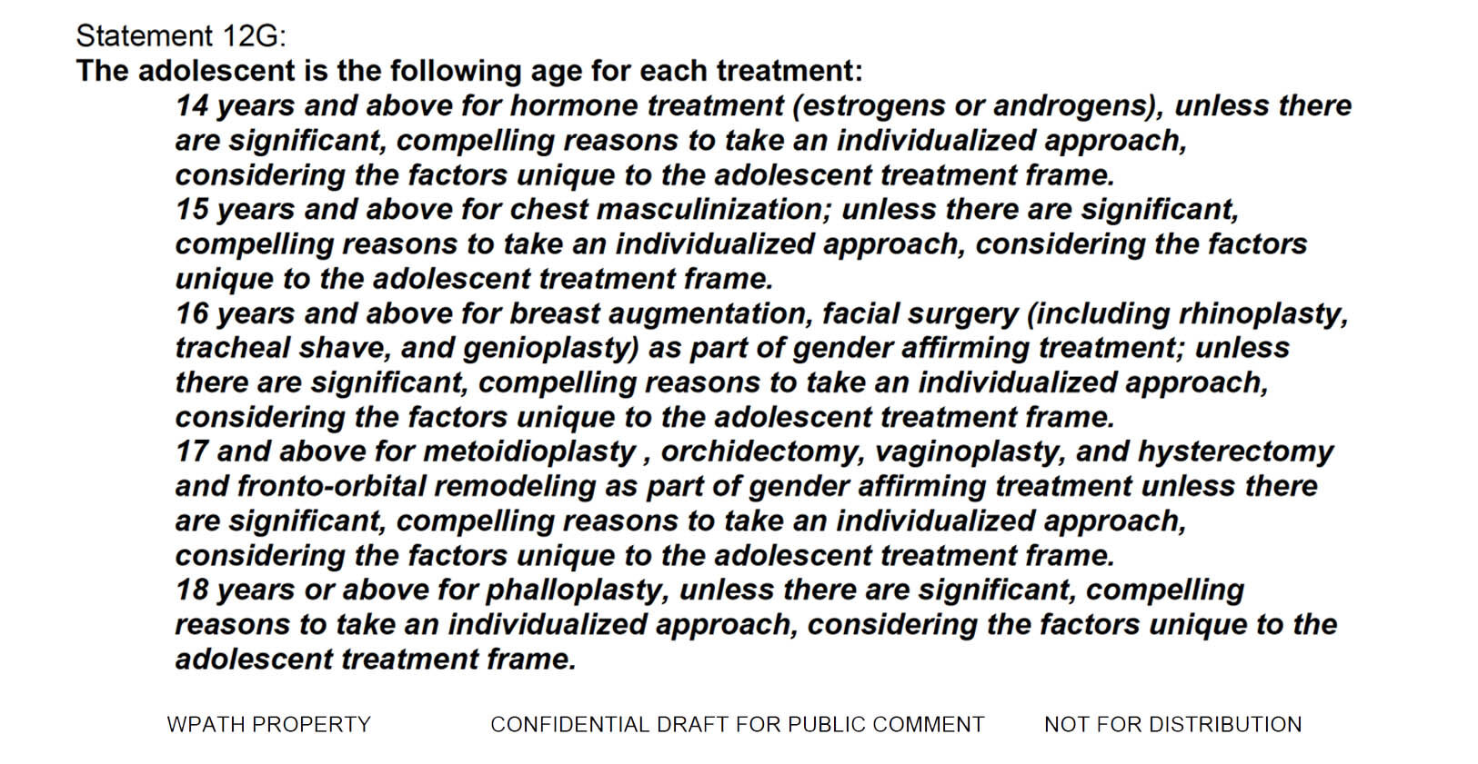 statement 12G