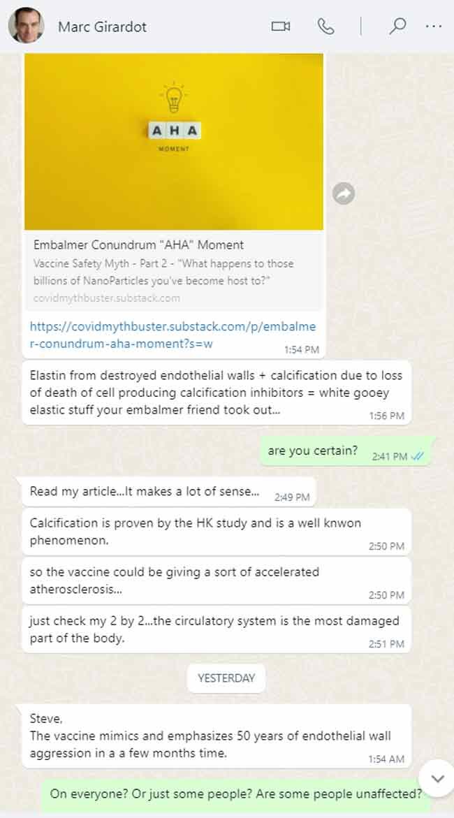 Click to enlarge Marc Girardot convo